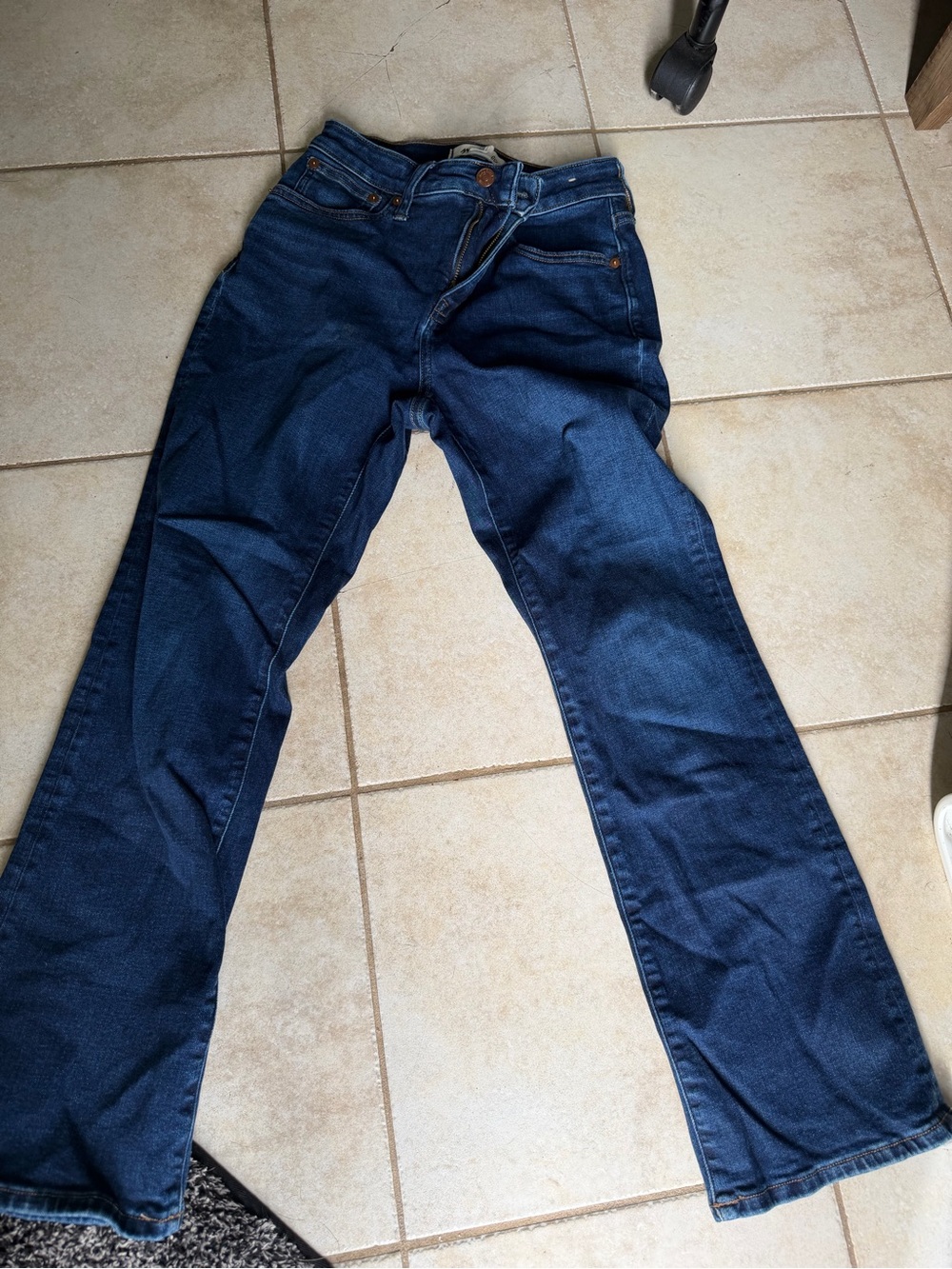 Madewell women’s Dark Indigo Bootcut Jeans